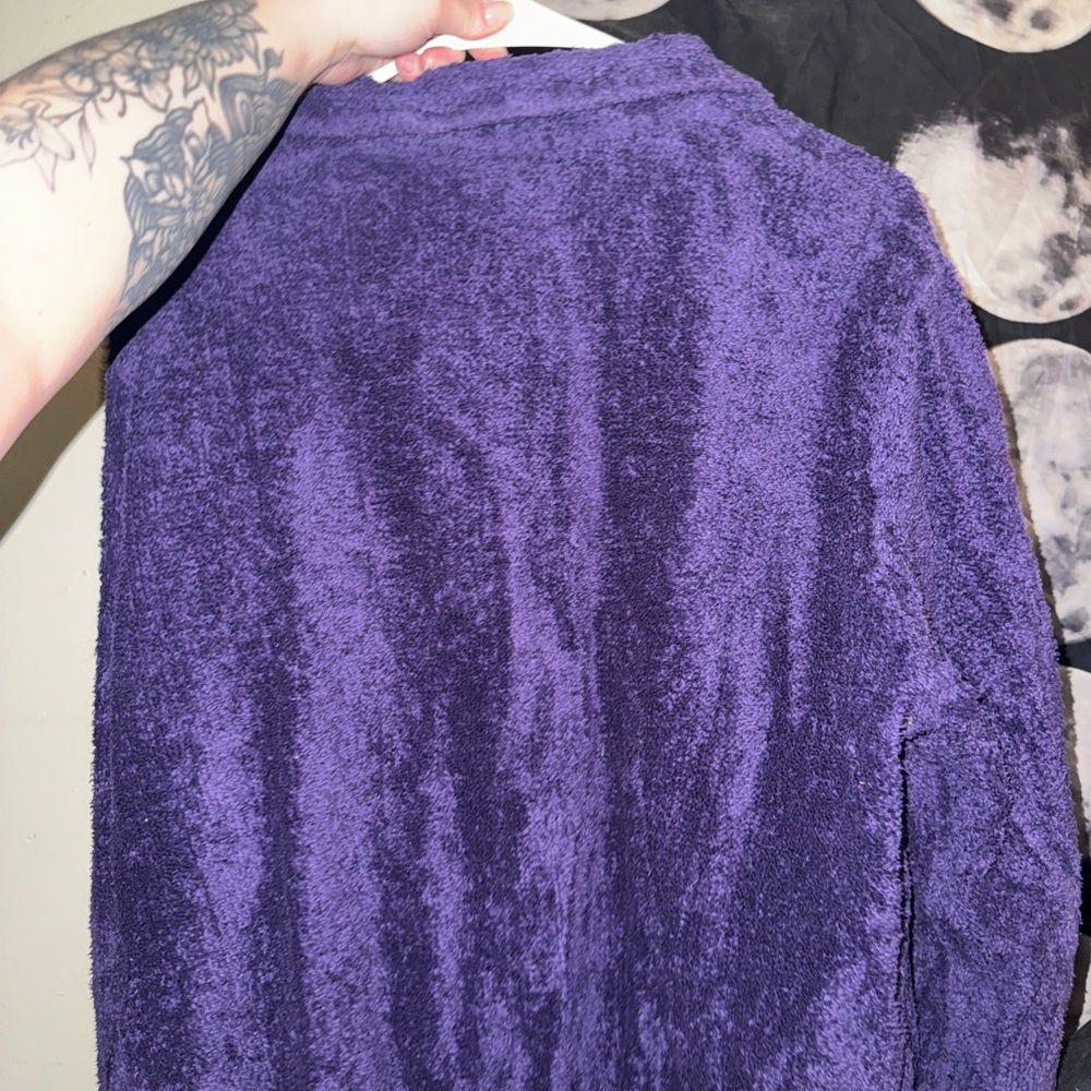 Purple Button Up Jacket - image 7